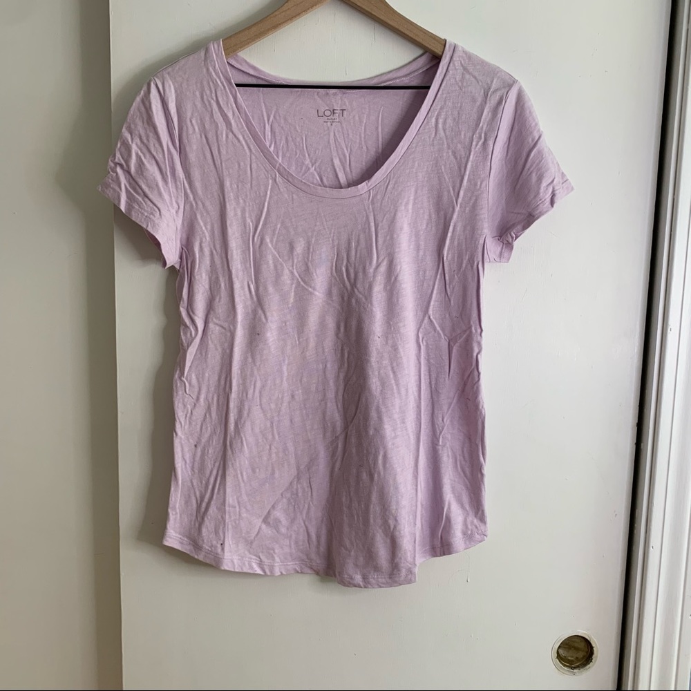 LOFT Outlet scoop neck tee